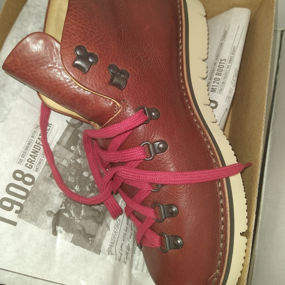 Fracap Men's Leather Sport Boots, brown - Picture 14 of 16